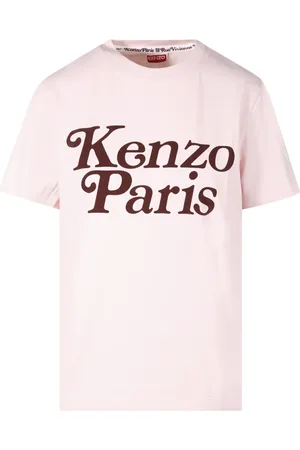 Kenzo Koszulki, Kobieta, Różowy, L, Bawełna, Luźny T-shirt