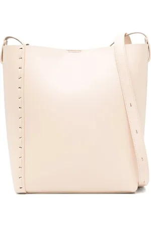 Jil Sander Torebki, Kobieta, Beżowy, ONE SIZE, Skóra, Średnia skórzana torba typu tote