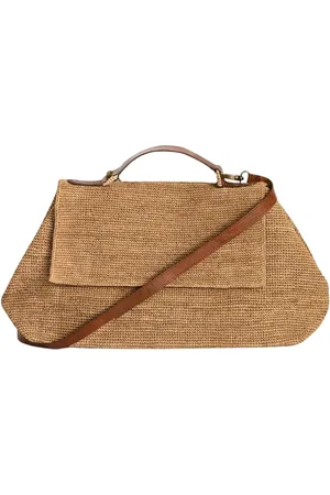 IBELIV Torebki, Kobieta, Beżowy, ONE SIZE, Skóra, Torebka na ramię Lahady Raffia