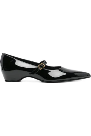 Khaite Buty, Kobieta, Czarny, 37 1/2 EU, Baletki z ostrym noskiem