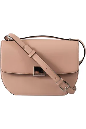 Karl Lagerfeld Torebki, Kobieta, Różowy, ONE SIZE, Skóra, Architectural Crossbody Bag