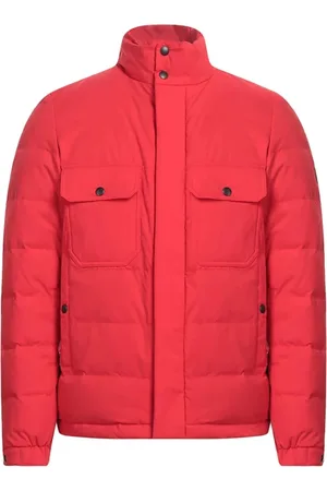 Woolrich Kurtki, Mężczyzna, Czerwony, S, Poliester, Kurtka puchowa Sierra Stag