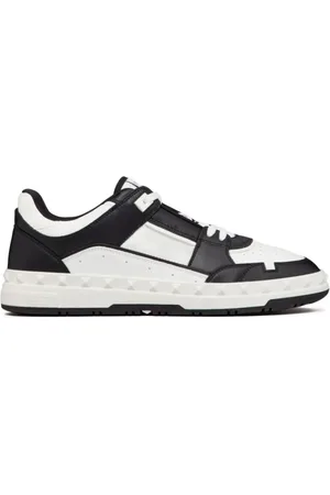 VALENTINO GARAVANI Buty, Mężczyzna, Czarny, 41 EU, Skóra, Freedots Low Top Sneakers