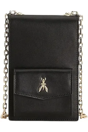 Patrizia Pepe Torebki, Mężczyzna, Czarny, ONE SIZE, Skóra, Torebka Cross Body