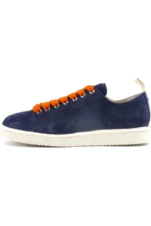 Panchic Buty, Mężczyzna, Niebieski, 42 EU, Zamsz, Sznurowane Niebieskie Sneakersy