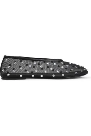 Khaite Buty, Kobieta, Czarny, 39 1/2 EU, Skóra, Marcy Flat Ballerinas