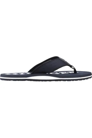 Tommy Hilfiger Buty, Mężczyzna, Niebieski, 41 EU, Klapki Patch Hilfiger Beach