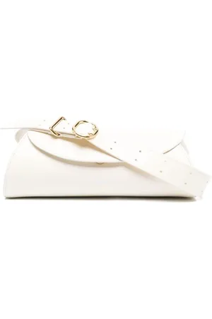 Jil Sander Torebki, Kobieta, Biały, ONE SIZE, Skóra, Biała skórzana torebka na ramię