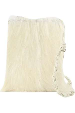 Jil Sander Torebki, Kobieta, Biały, ONE SIZE, Skóra, Skórzana torebka crossbody Tangle