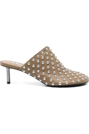 Jil Sander Buty, Kobieta, Zielony, 40 EU, Stylowe Klapki typu Mule