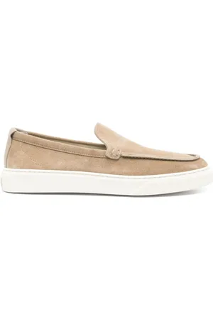Woolrich Buty, Mężczyzna, Beżowy, 44 1/2 EU, Beżowe Sneakersy z Migdałowym Nosem
