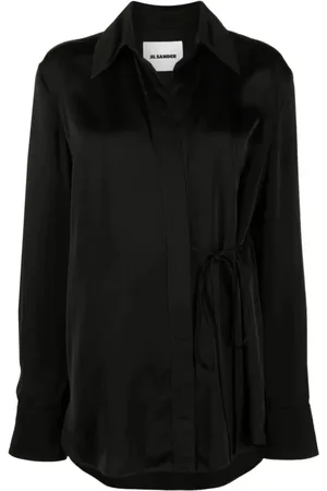 Jil Sander Bluzki, Kobieta, Czarny, M, Koszula z długim rękawem