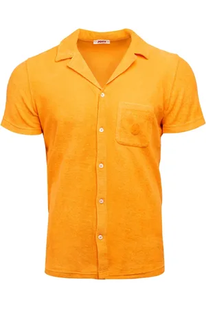 Jott Koszule, Mężczyzna, Pomarańczowy, M, Bawełna, Polo Shirt Castelo 2.0