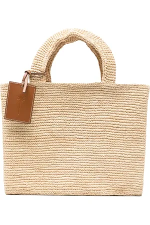 MANEBI Torebki, Kobieta, Beżowy, ONE SIZE, Naturalna Torba Shopper