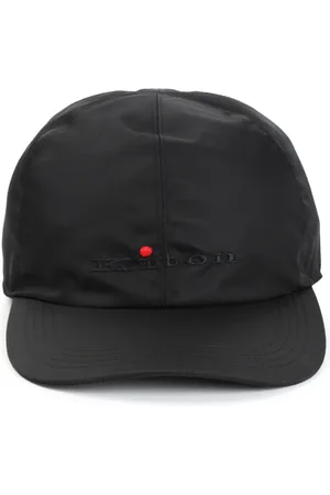 Kiton Akcesoria, Mężczyzna, Czarny, L, Klasyczna czapka baseballowa Nero