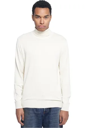 John Richmond Swetry, Mężczyzna, Biały, M, Nylon, Golf z Logo