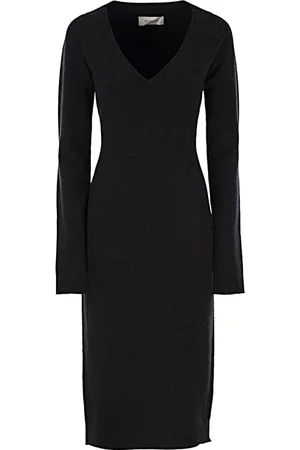 Sportmax Sukienki, Kobieta, Czarny, S, Elegancka Sukienka dla Kobiet