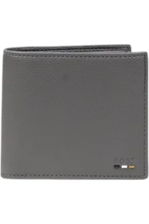 HUGO BOSS Akcesoria, Mężczyzna, Szary, ONE SIZE, Poliester, Szary Portfel