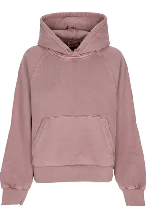 Carhartt Bluzy, Kobieta, Różowy, XS, Cropped Hoodie z Kieszenią Kangurką