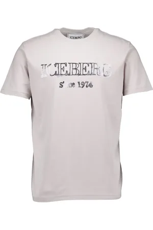 Iceberg Koszulki, Mężczyzna, Szary, XS, Bawełna, Jasnoszary T-shirt