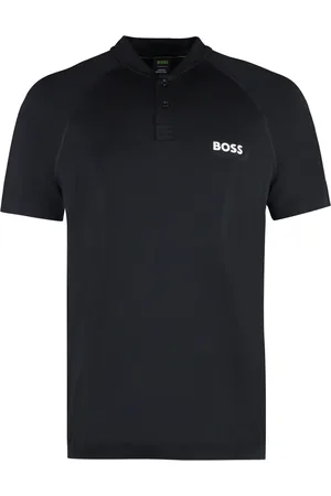 HUGO BOSS Koszulki, Mężczyzna, Czarny, S, Nowoczesna koszulka polo o kroju slim fit