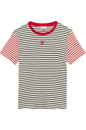 Inès de la Fressange Koszulki, Kobieta, Wielobarwność, M, Paul granatowy bawełniany w paski T-shirt