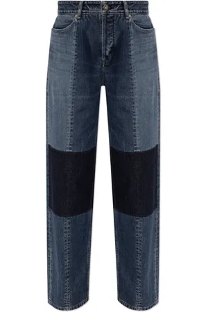Jil Sander Jeansy, Kobieta, Niebieski, W26, Denim, Jeansyy z detalami w postaci przeszyć