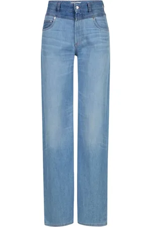 Iceberg Jeansy, Kobieta, Niebieski, W26, Denim, Spodnie z szerokimi nogawkami z 5 kieszeniami