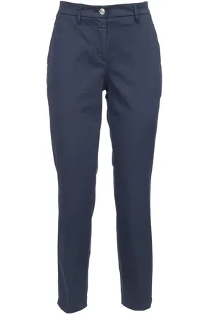 Jacob Cohen Spodnie, Kobieta, Niebieski, M, Bawełna, Marina Slim Fit Trousers