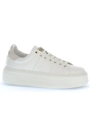 Woolrich Buty, Kobieta, Biały, 38 EU, Skóra, Chunky Court Sneakers