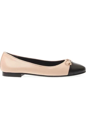 Tory Burch Buty, Kobieta, Beżowy, 40 EU, Skóra, Baleriny Cap Toe