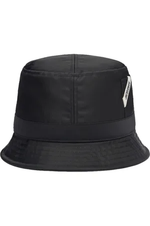 Jacquemus Akcesoria, Mężczyzna, Czarny, 56 CM, Nylon, Kapelusz Ovalie z krótkim rondem