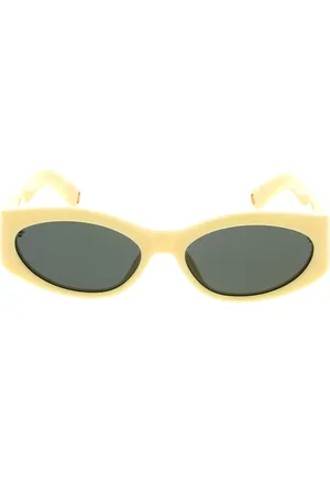 Jacquemus Akcesoria, unisex, Żółty, ONE SIZE, Stylowe okulary przeciwsłoneczne
