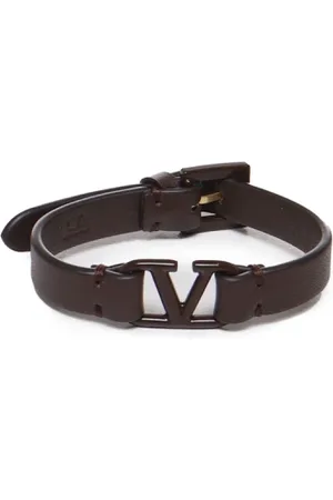 VALENTINO GARAVANI Akcesoria, Kobieta, brązowy, ONE SIZE, Skóra, Bransoletka Vlogo