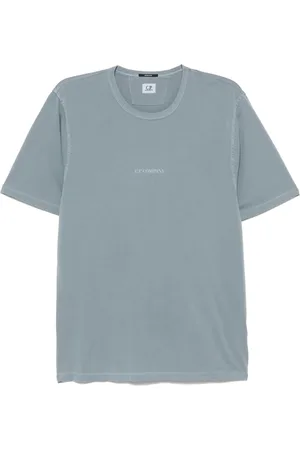 C.P. Company Koszulki, Mężczyzna, Niebieski, XL, Stylowe T-shirty i Pola