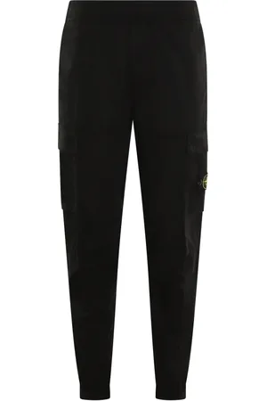 Stone Island Spodnie, Mężczyzna, Czarny, W31, Bawełna, Stylowe spodnie slim-fit