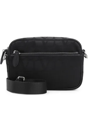 VALENTINO GARAVANI Torebki, Mężczyzna, Czarny, ONE SIZE, Bawełna, Iconographe Crossbody Bag