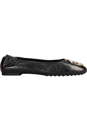 Tory Burch Buty, Kobieta, Czarny, 36 EU, Skóra, Skórzane Baleriny