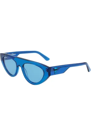 Karl Lagerfeld Akcesoria, Kobieta, Niebieski, ONE SIZE, Okulary przeciwsłoneczne z octanu
