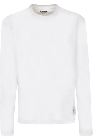 Jil Sander Koszulki, Mężczyzna, Biały, S, Long Sleeve Top