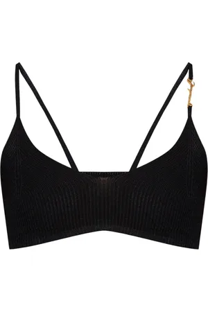 Jacquemus Koszulki, Kobieta, Czarny, M, Pralu Tank Top