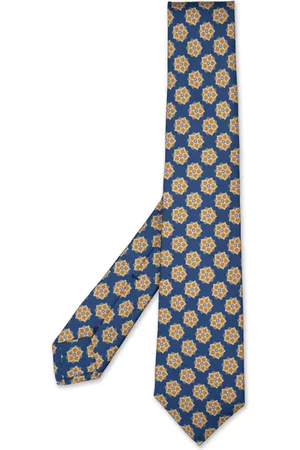 Kiton Akcesoria, Mężczyzna, Wielobarwność, ONE SIZE, Niebieski Jedwabny Elegancki Szal