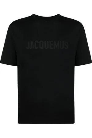 Jacquemus Koszulki, Mężczyzna, Czarny, M, Bawełna, Typo T-Shirt