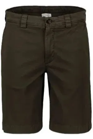 Woolrich Szorty, Mężczyzna, Zielony, W30, Bawełna, Klasyczne szorty ze streczowej bawełny typu twill