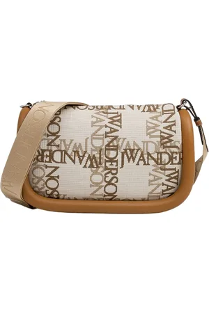 J.W.Anderson Torebki, Kobieta, Biały, ONE SIZE, Bawełna, The Bumper Slim Zipped Shoulder Bag