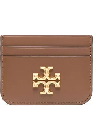 Tory Burch Akcesoria, Kobieta, brązowy, ONE SIZE, Skóra, Eleanor Card Case