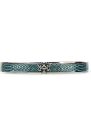 Tory Burch Akcesoria, Kobieta, Zielony, M, Dwukolorowa metalowa bransoletka