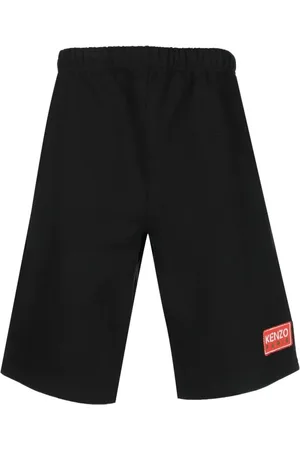 Kenzo Szorty, Mężczyzna, Czarny, S, Bawełna, Paris Logo Classic Short