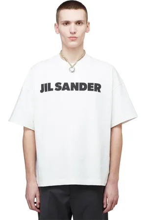 Jil Sander Koszulki, Mężczyzna, Biały, XS, Bawełna, Koszulka z nadrukiem Smiley Hotel