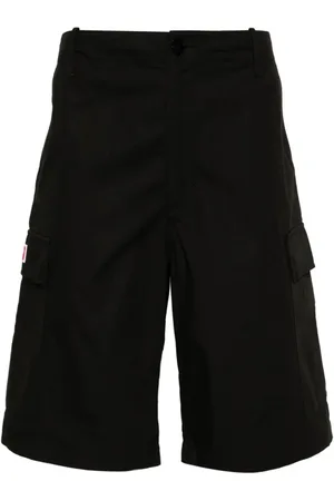 Kenzo Szorty, Mężczyzna, Czarny, S, Bawełna, Szorty Cargo Workwear